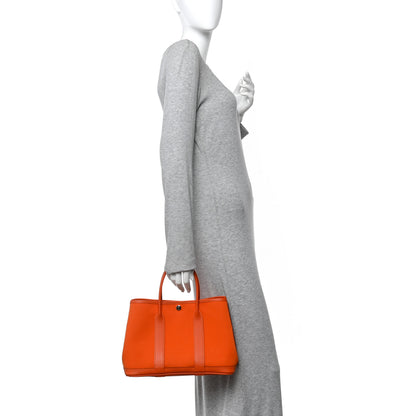 Hermes Toile Negonda Garden Party 30 TPM Orange 2 of 11