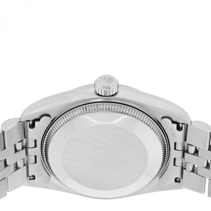 Rolex Stainless Steel 18K White Gold 31mm Oyster Perpetual Watch White Roman 77014 4 of 5