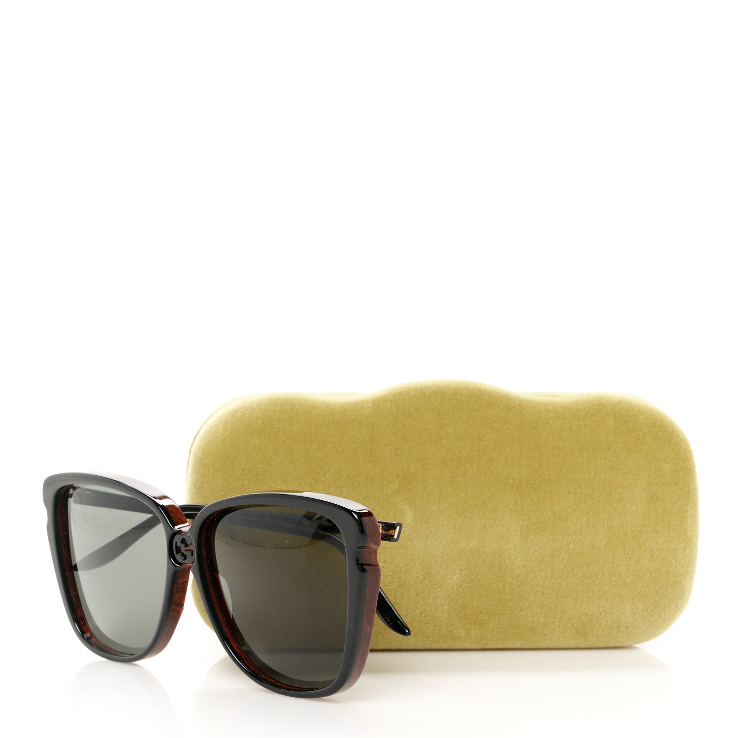 Gucci Acetate Square Frame GG0709S Sunglasses Brown 8 of 8