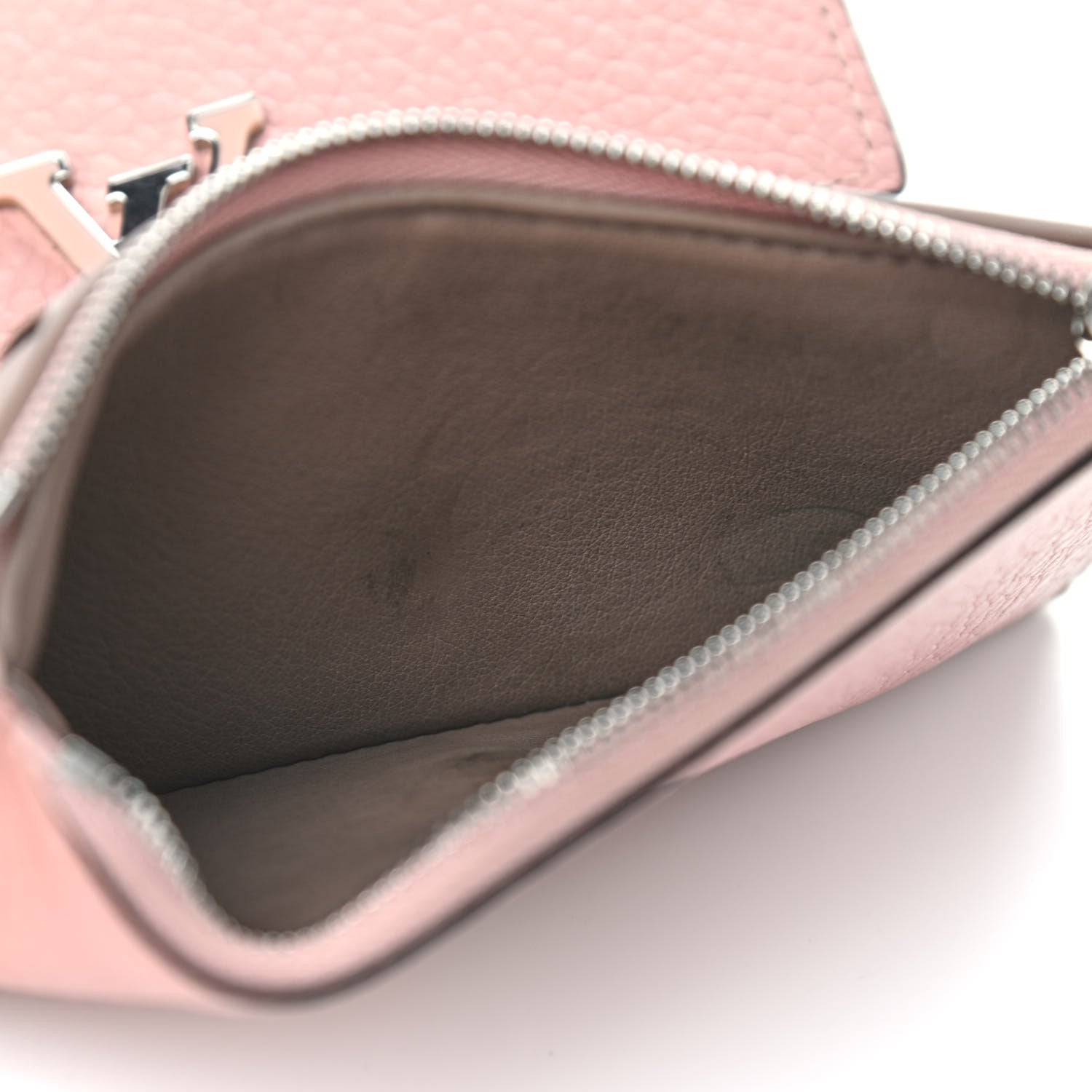 Louis Vuitton Taurillon Capucines Compact Wallet Magnolia 6 of 9