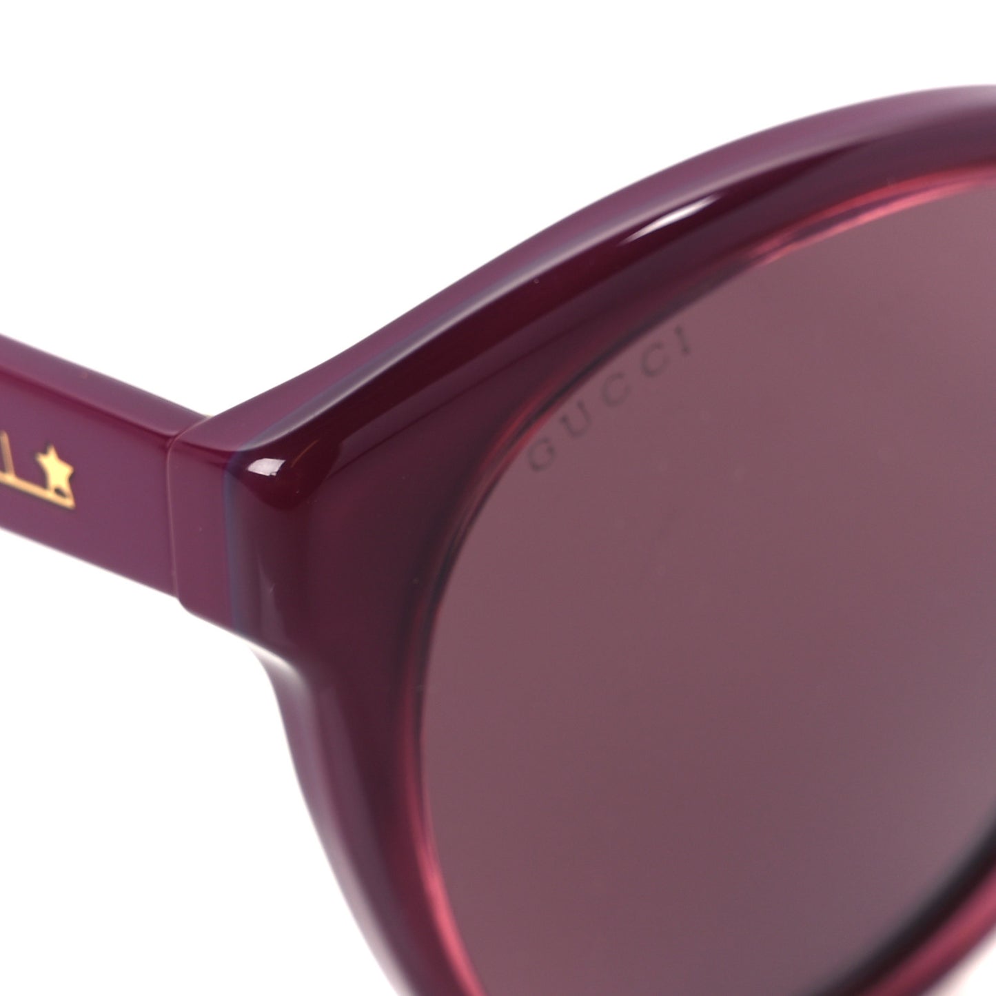 Acetate Round Frame Sunglasses GG1171SK Red