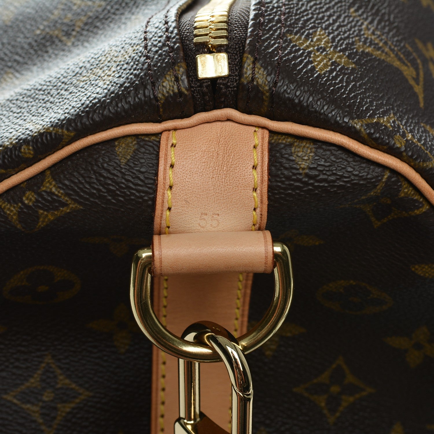 Louis Vuitton Monogram Keepall Bandouliere 55 10 of 11