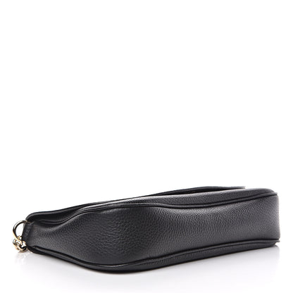 Gucci Pebbled Calfskin Medium Soho Flap Crossbody Black 4 of 10