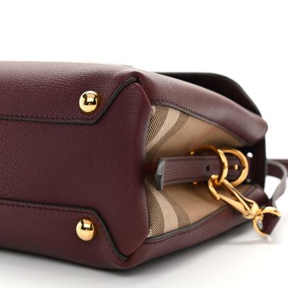 Burberry Derby Calfskin House Check Small Camberley Mahogany Red 10 of 10