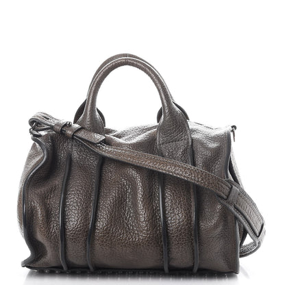 Alexander Wang Pebbled Lambskin Inside Out Rocco Grey 1 of 9