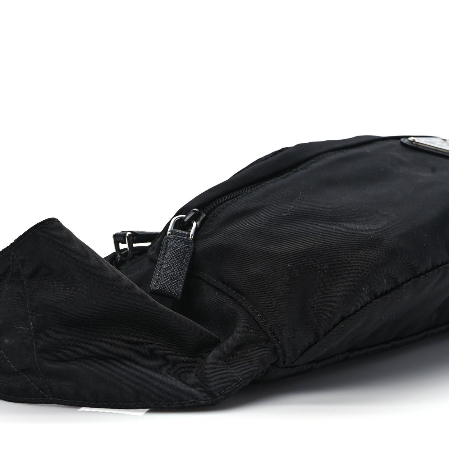 Tessuto Nylon Montagna Belt Bag Black
