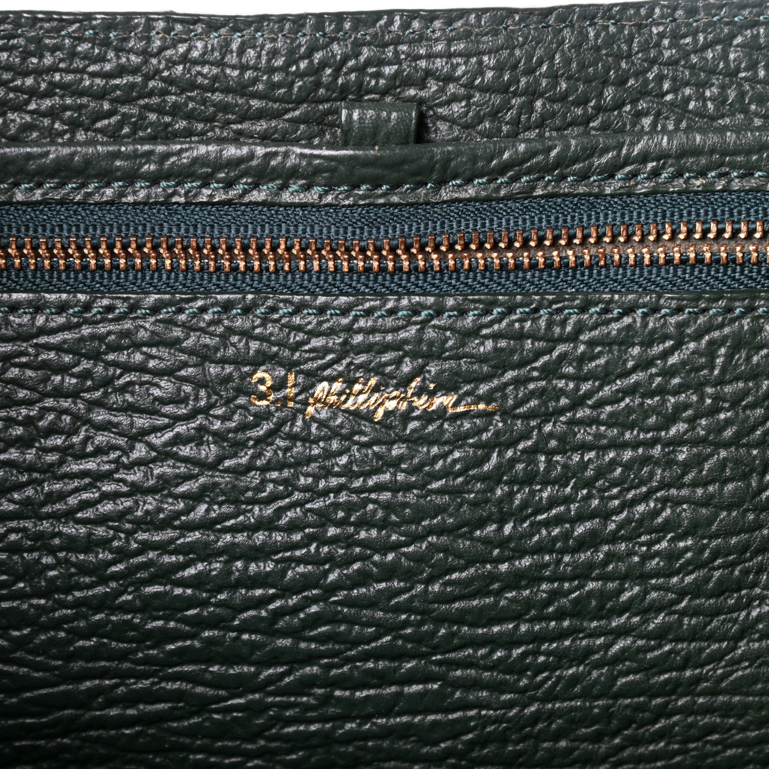 3.1 Phillip Lim Textured Calfskin Large Pashli Satchel Jade 6 of 9
