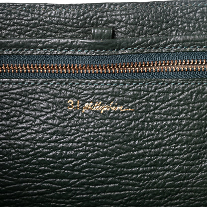 3.1 Phillip Lim Textured Calfskin Large Pashli Satchel Jade 6 of 9
