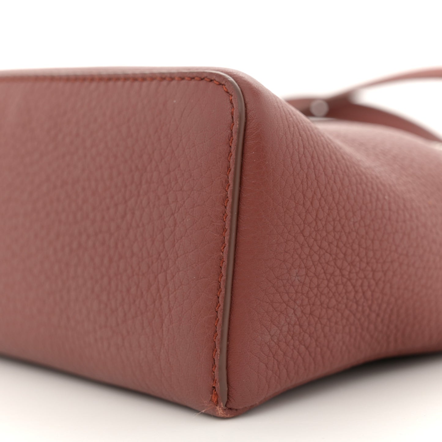 Grained Calfskin L19 Extra Pocket Pouch Kummel