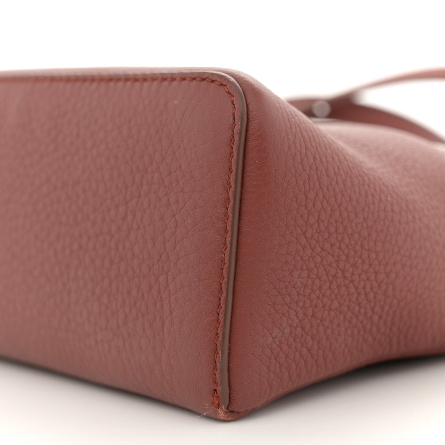 Loro Piana Grained Calfskin L19 Extra Pocket Pouch Kummel 9 of 10