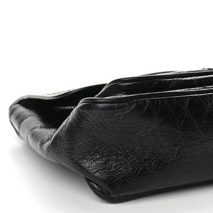 Saint Laurent Crinkled Calfskin Matelasse Monogram Medium Niki Chain Satchel Black 8 of 9