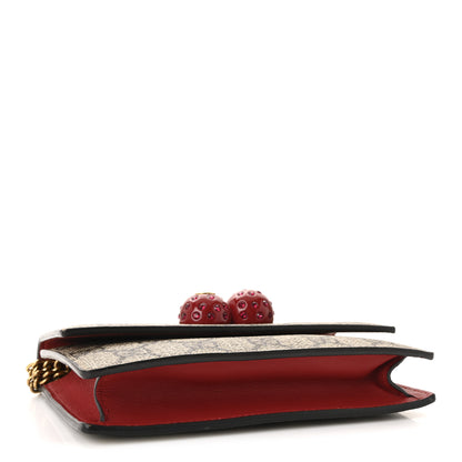 Gucci GG Supreme Monogram Mini Cherry Chain Bag 4 of 9