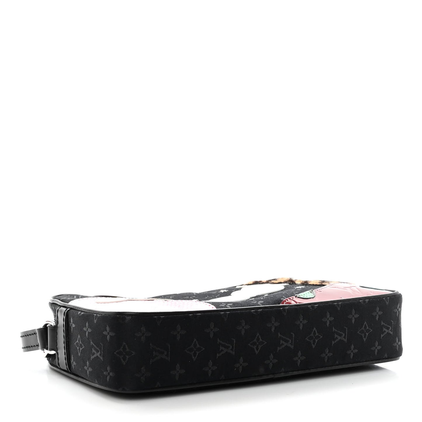 Satin Mini Monogram Conte De Fees Pochette Black