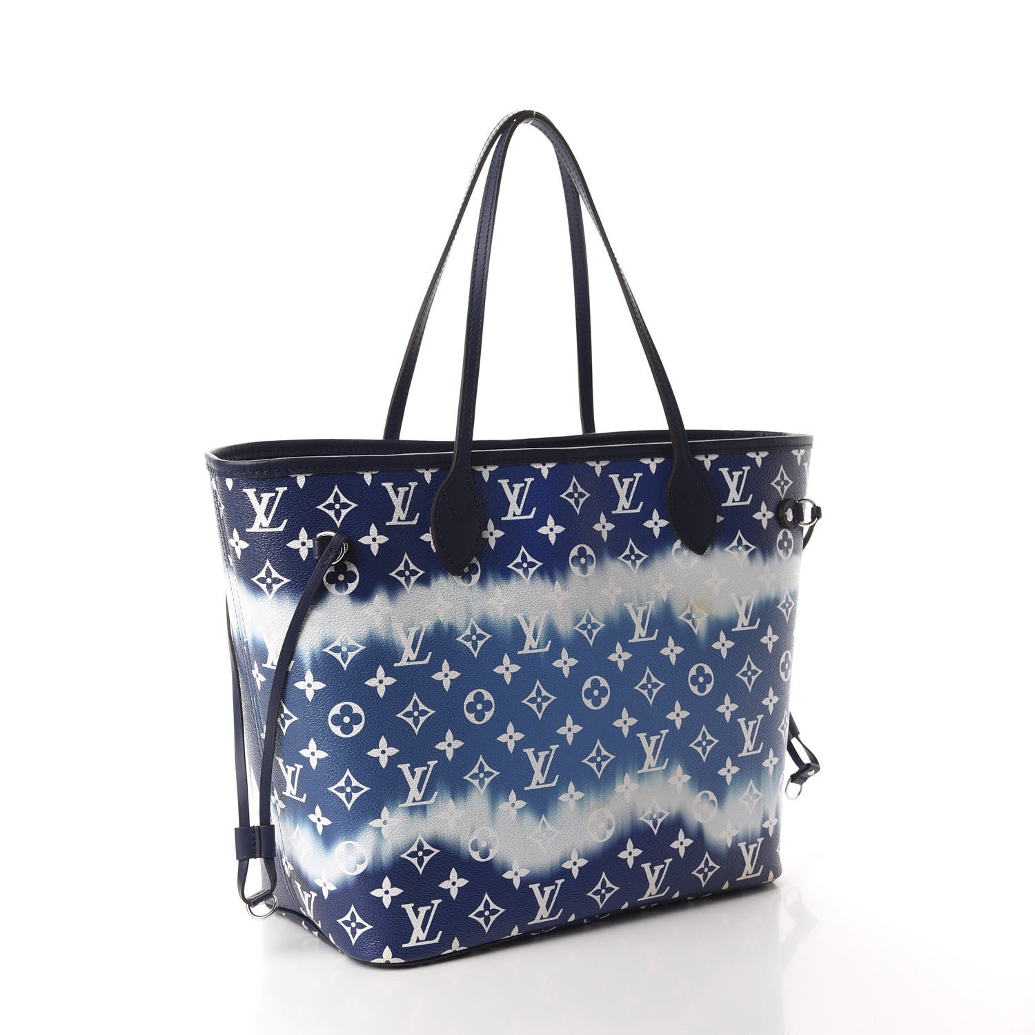 Louis Vuitton Monogram Escale Neverfull MM Blue 3 of 12