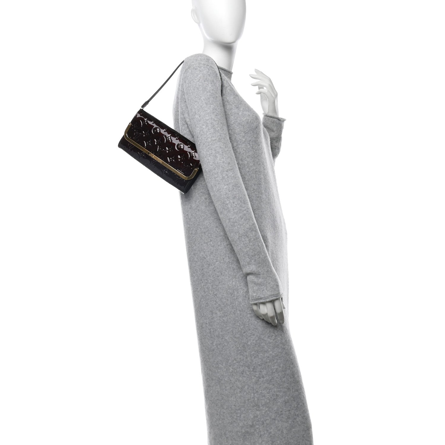 Louis Vuitton Vernis Rossmore MM Amarante 2 of 12