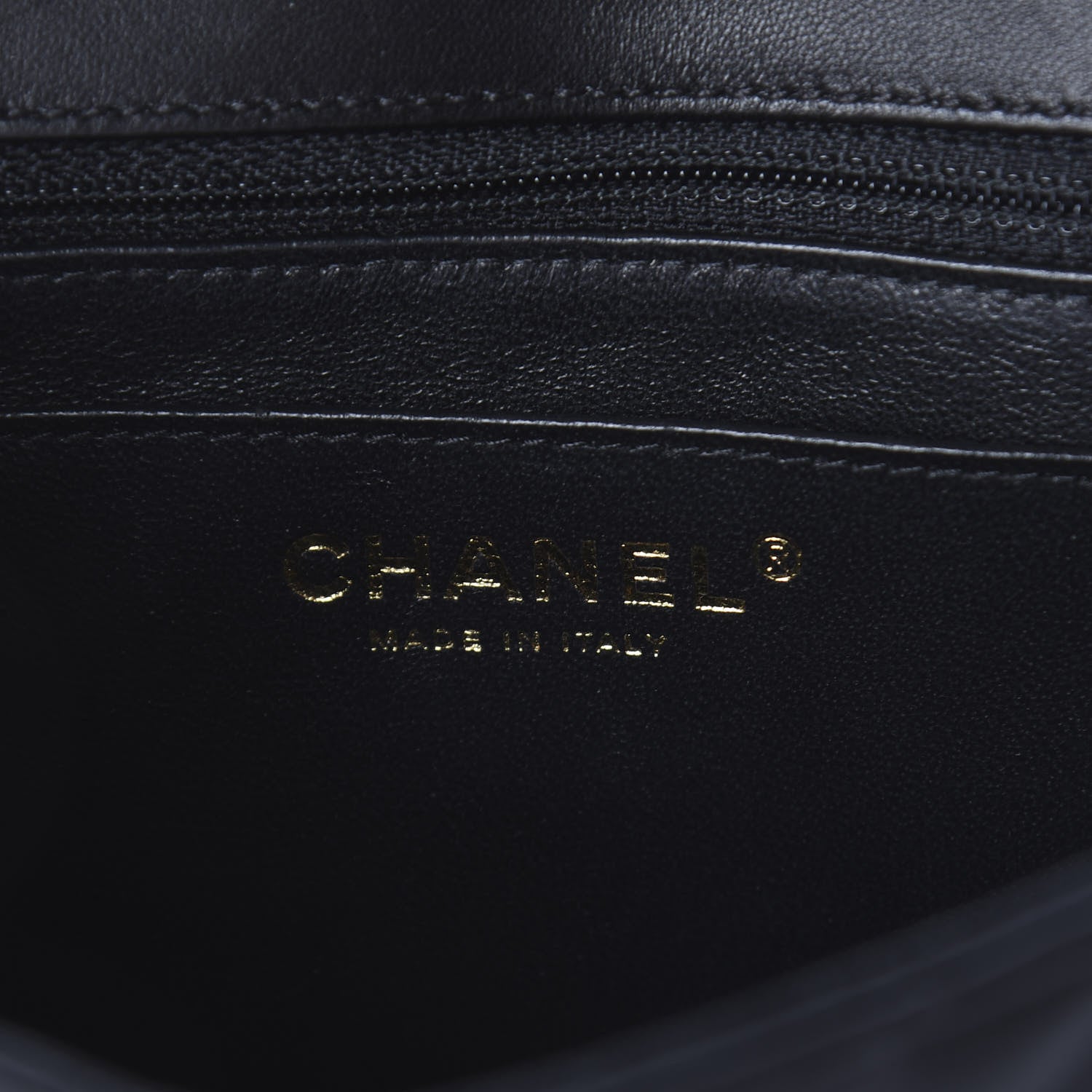 Chanel Lambskin Chevron Quilted Mini Rectangular Flap Black 5 of 7