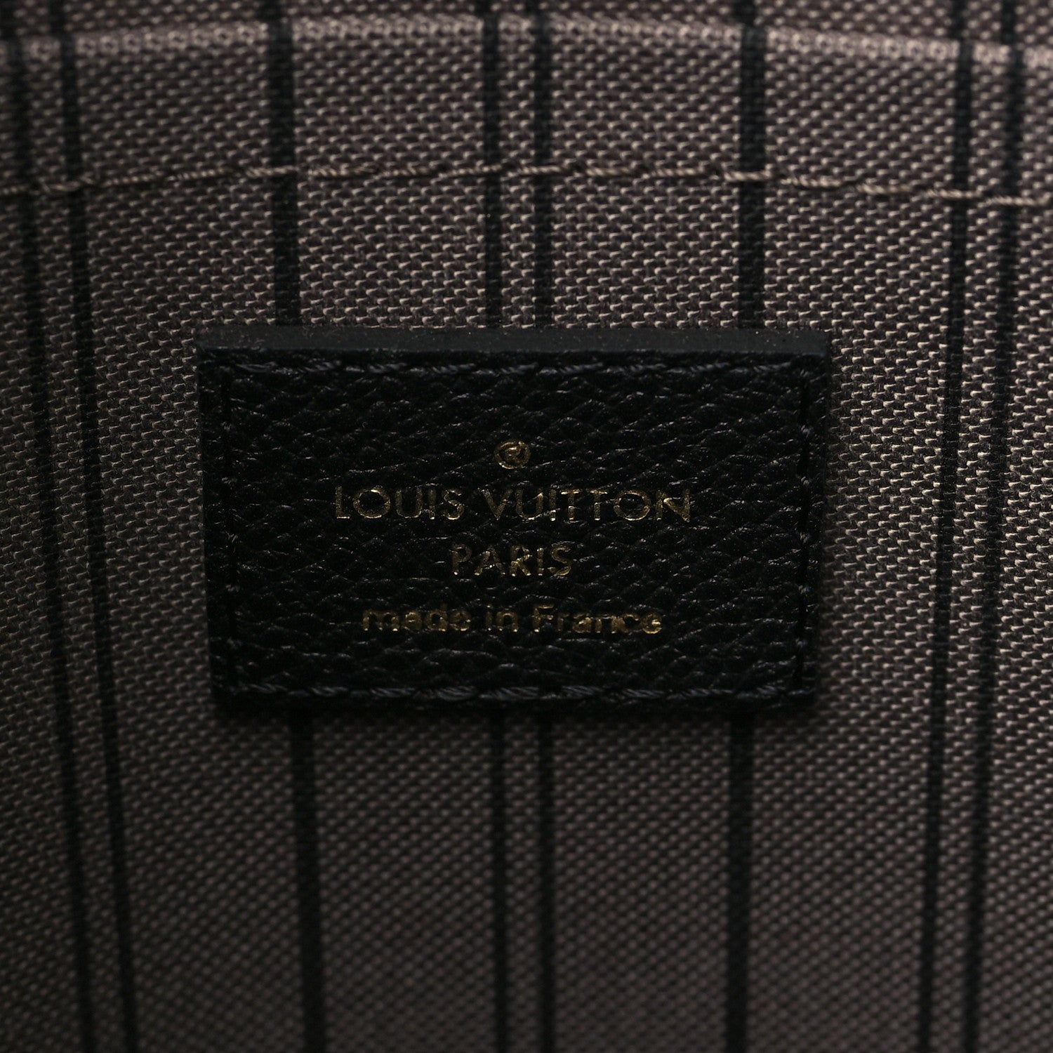 Louis Vuitton Empreinte Montaigne MM Black 6 of 6