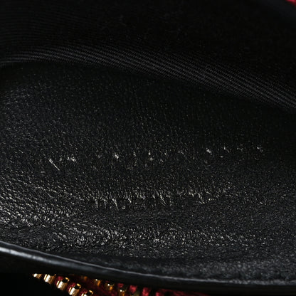 Saint Laurent Calfskin Y Quilted Monogram Small Loulou Chain Satchel Red 6 of 10