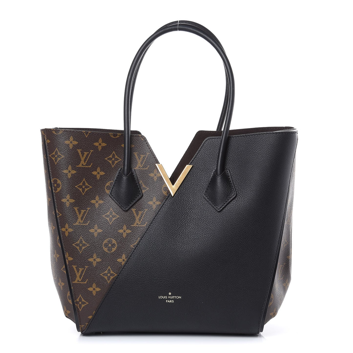Calfskin Monogram Kimono Tote Black