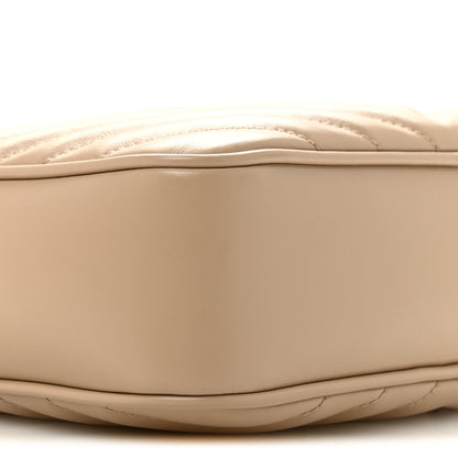 Saint Laurent Calfskin Matelasse Monogram Lou Camera Bag Dark Beige 9 of 13