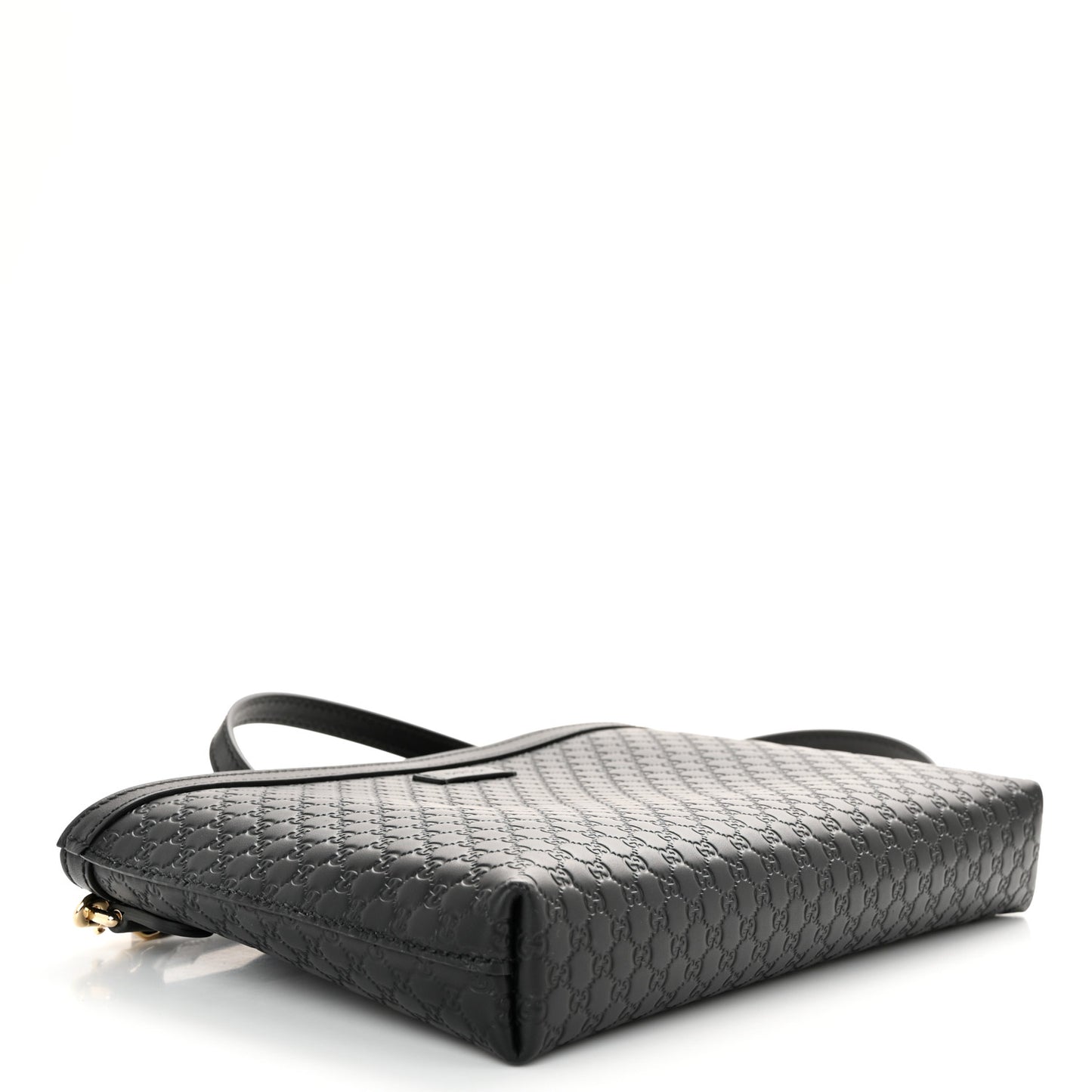 Microguccissima Flat Crossbody Black
