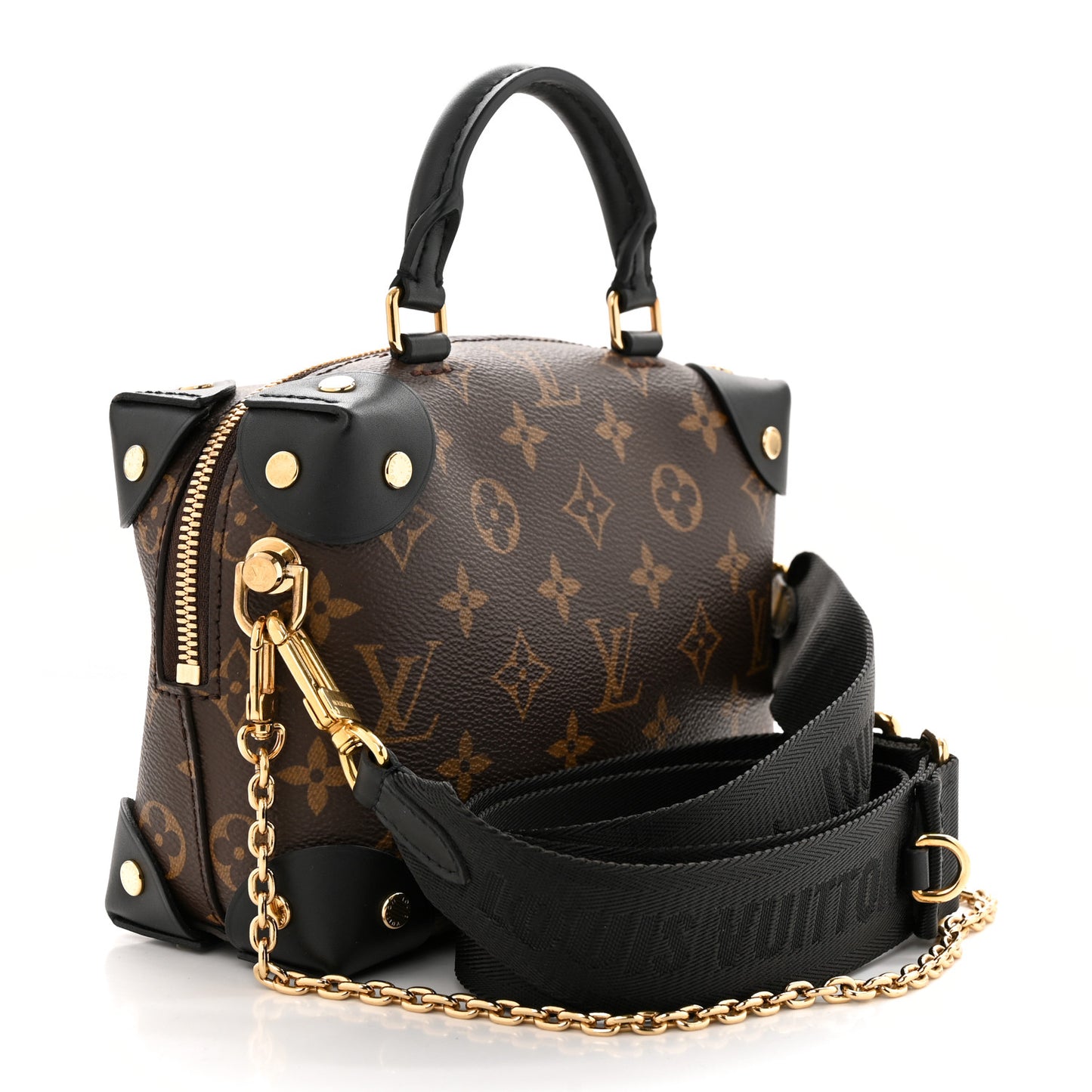 Monogram Petite Malle Souple Black