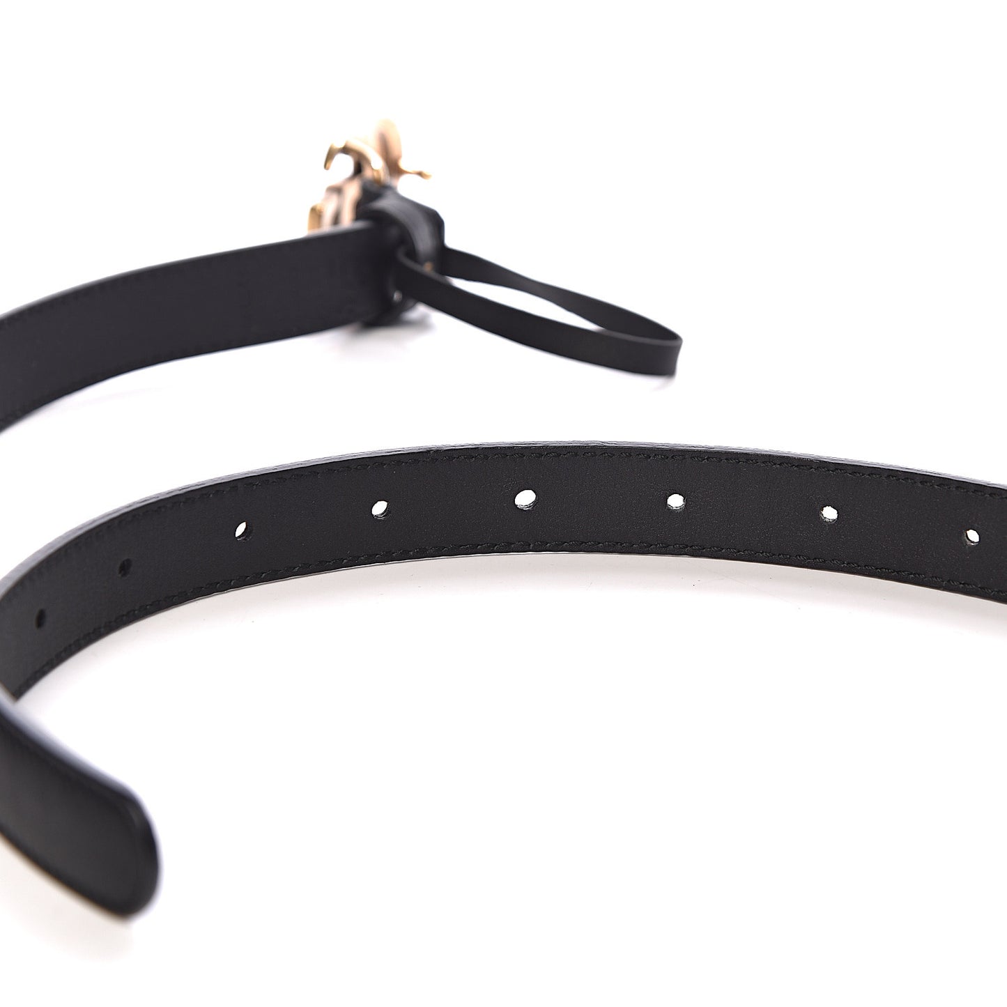 Calfskin Double G 20mm Belt 95 38 Black
