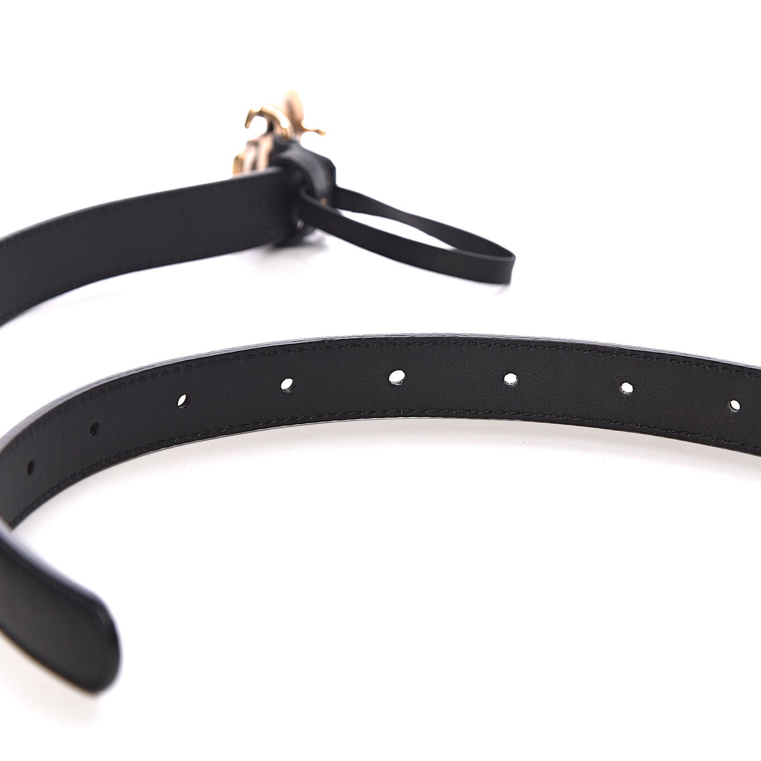 Gucci Calfskin Double G 20mm Belt 95 38 Black 7 of 7