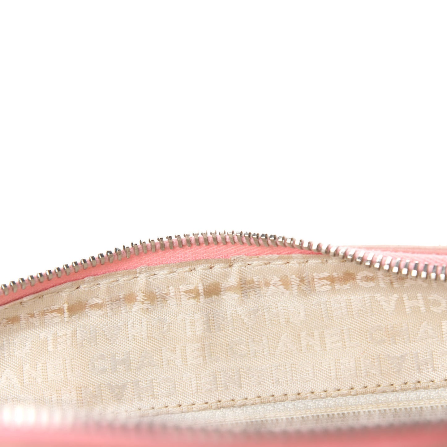Canvas Woven Lambskin Lax Shoulder Bag Pink