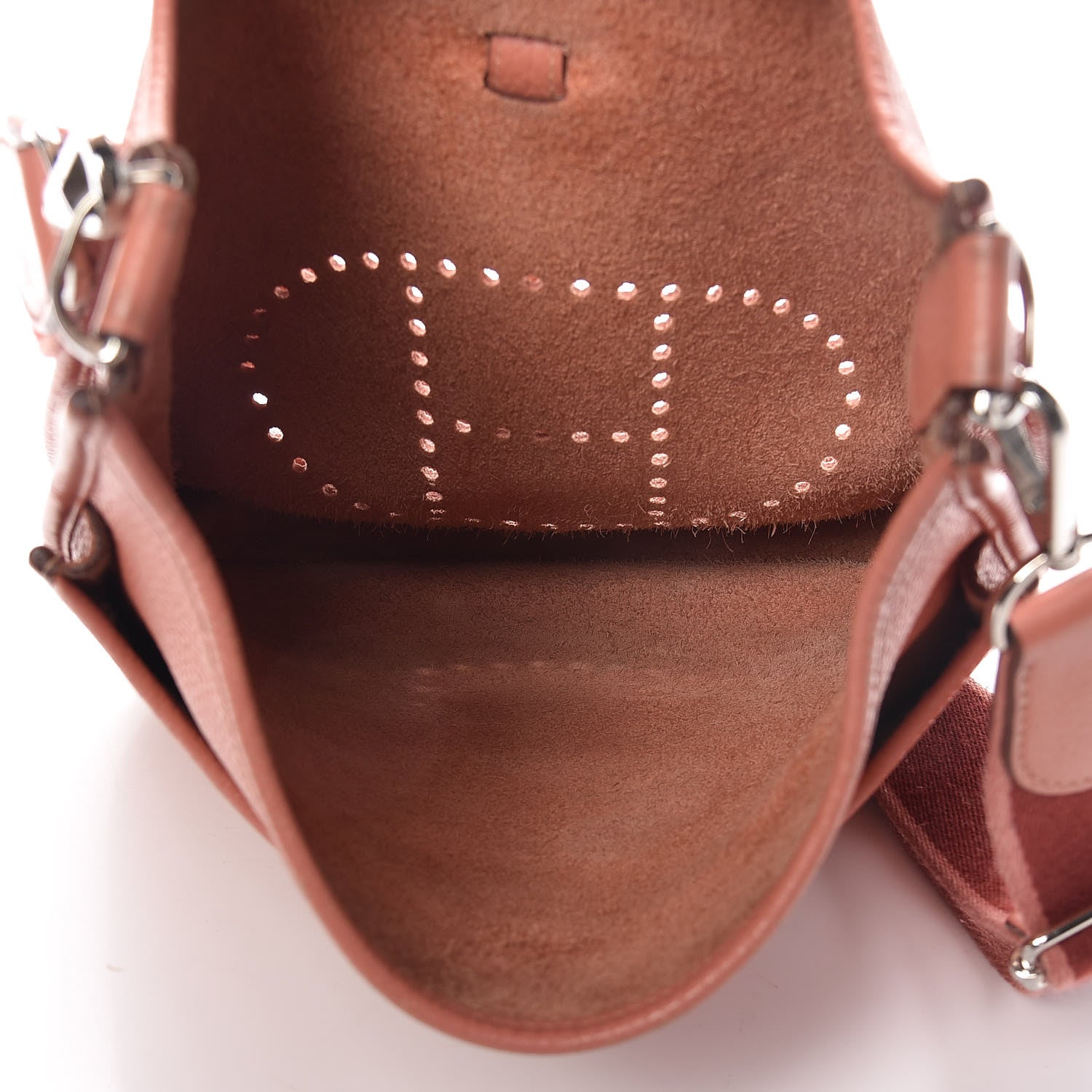 Hermes Taurillon Clemence Amazone Evelyne III PM Crevette 5 of 20