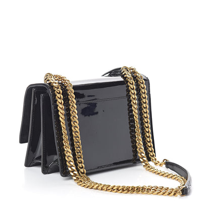 Saint Laurent Patent Small Monogram Sunset Black 3 of 9