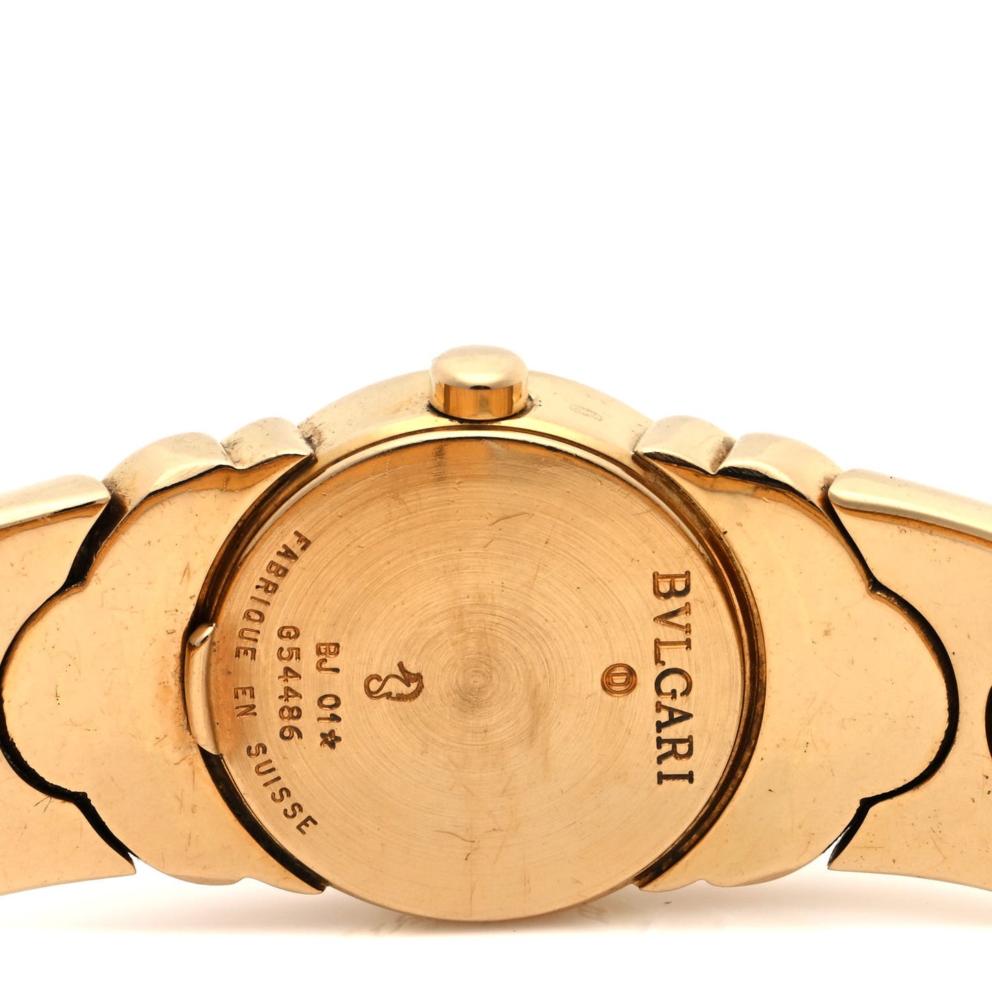 18K Yellow Gold 20mm Parentesi Quartz Watch