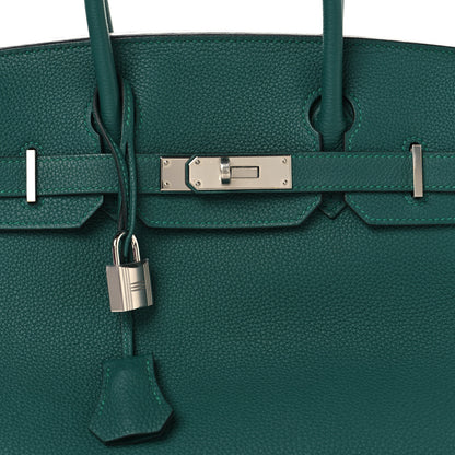 Hermes Togo Birkin 30 Malachite 8 of 12