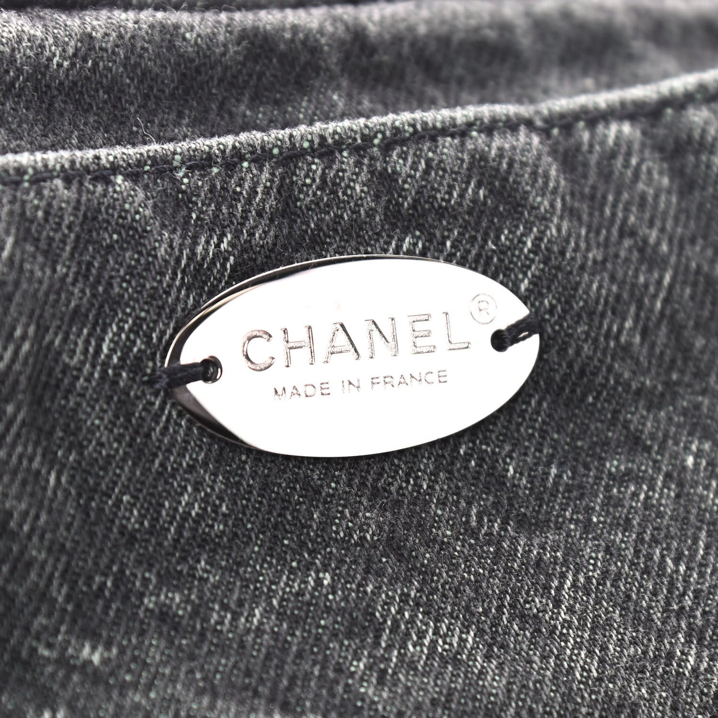 Denim Quilted Denimpression Flap Green Black