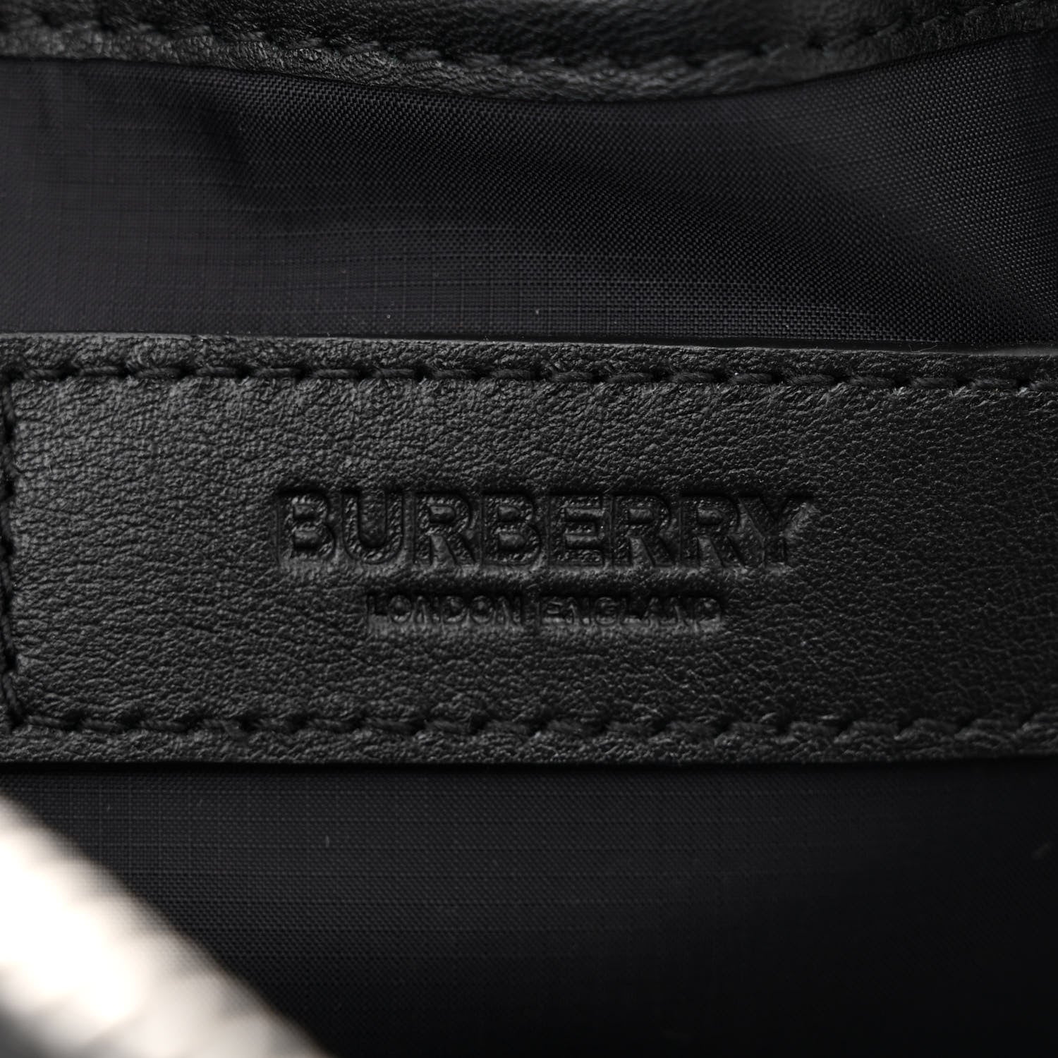 Burberry Nylon Logo Kieran Shoulder Bag Black 6 of 11
