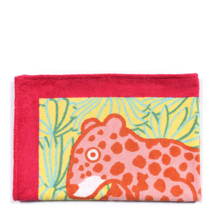 Hermes Cotton Terry Leopard Beach Towel 3 of 8