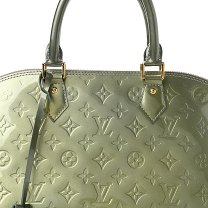 Louis Vuitton Vernis Alma MM Givre 6 of 9