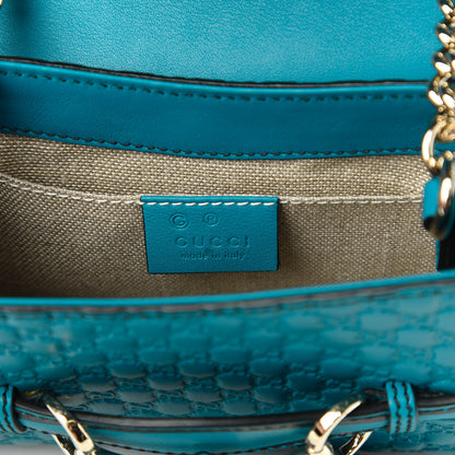 Gucci Microguccissima Mini Emily Shoulder Bag Deep Cobalt 8 of 11