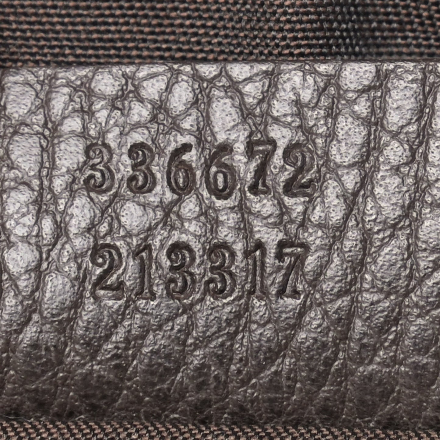 Crystal Monogram Belt Bag Brown