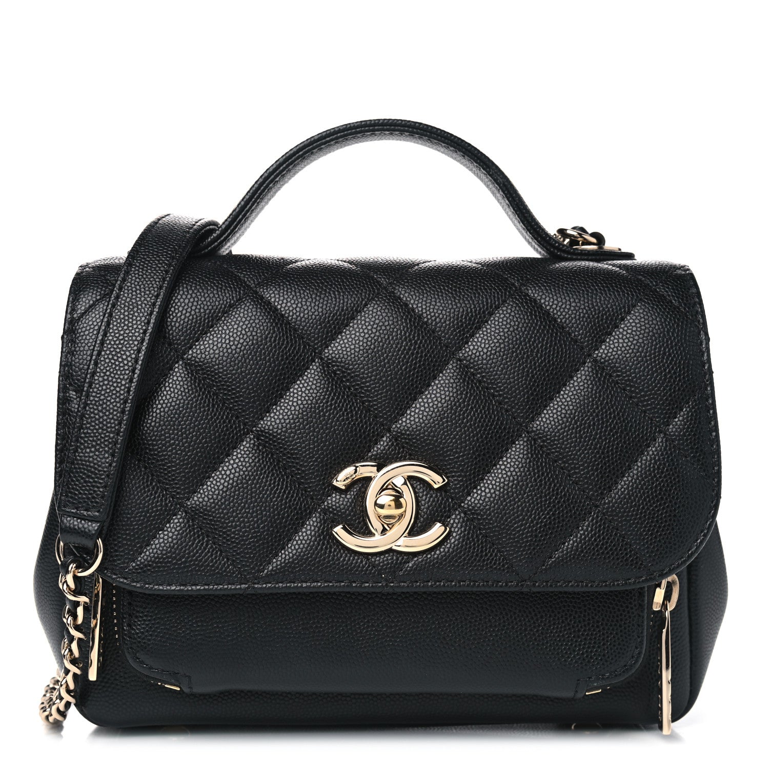 Chanel Caviar Quilted Small Business Affinity Flap Black 1 of 4