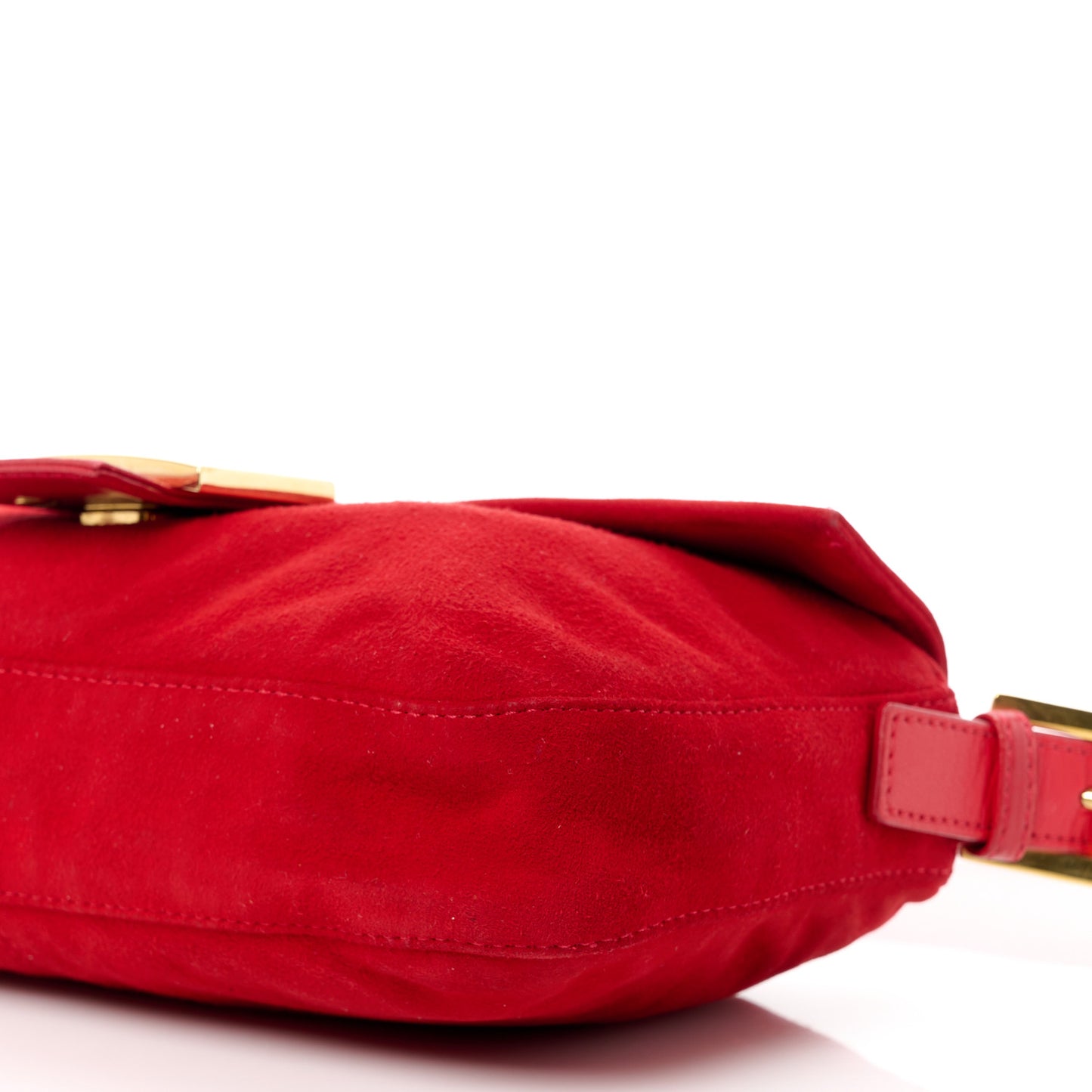 Suede Baguette Red