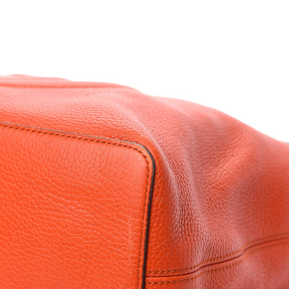 Gucci Pebbled Calfskin Large Soho Hobo Sun Orange 9 of 12