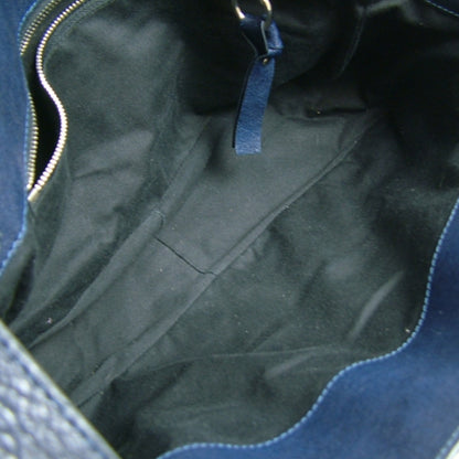 Chloe Lambskin Saskia Satchel Navy 7 of 11