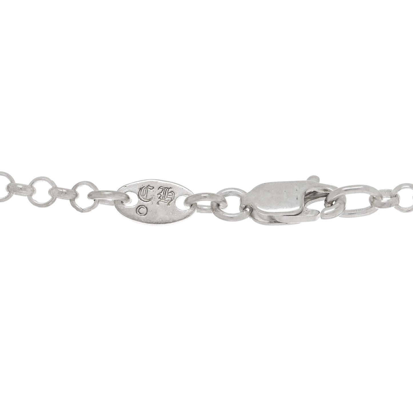 Sterling Silver Roll Chain Necklace 20"
