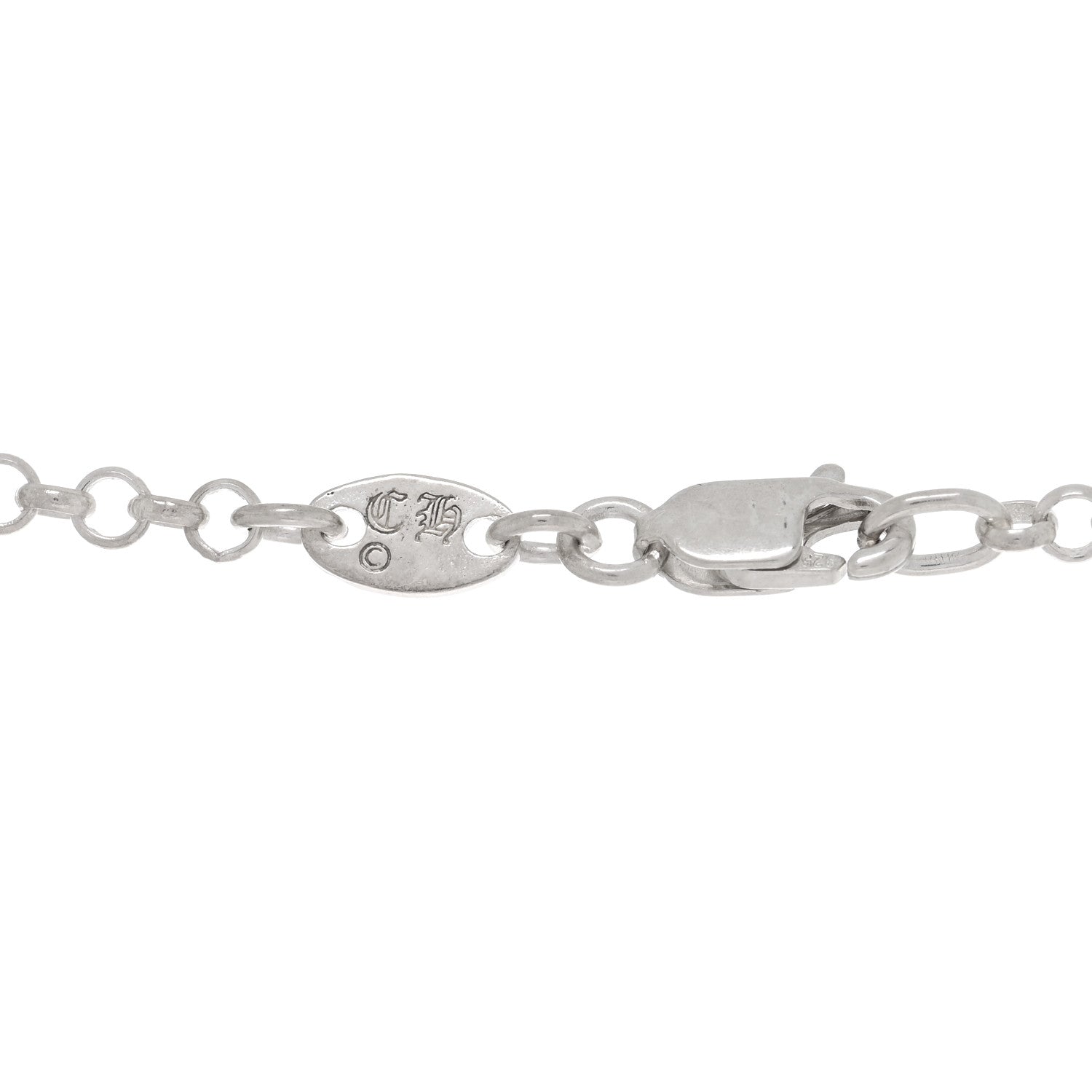 Chrome Hearts Sterling Silver Roll Chain Necklace 20" 4 of 5