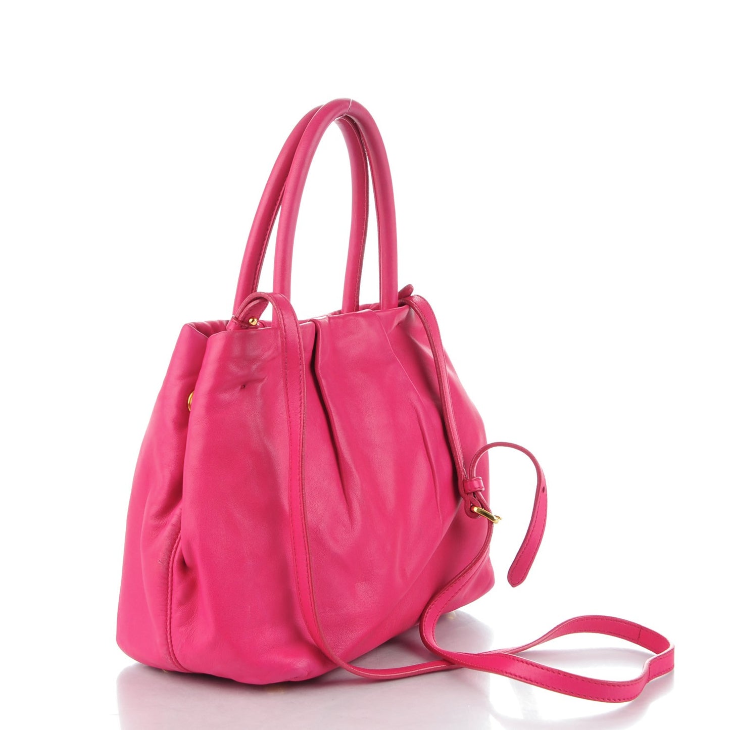 Nappa Rose Satchel Peonia