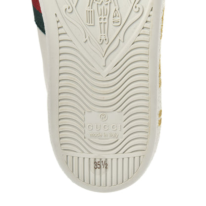 Gucci X SEGA Calfskin Ayers Web Guccy Womens Ace Sneakers 35.5 White 8 of 10