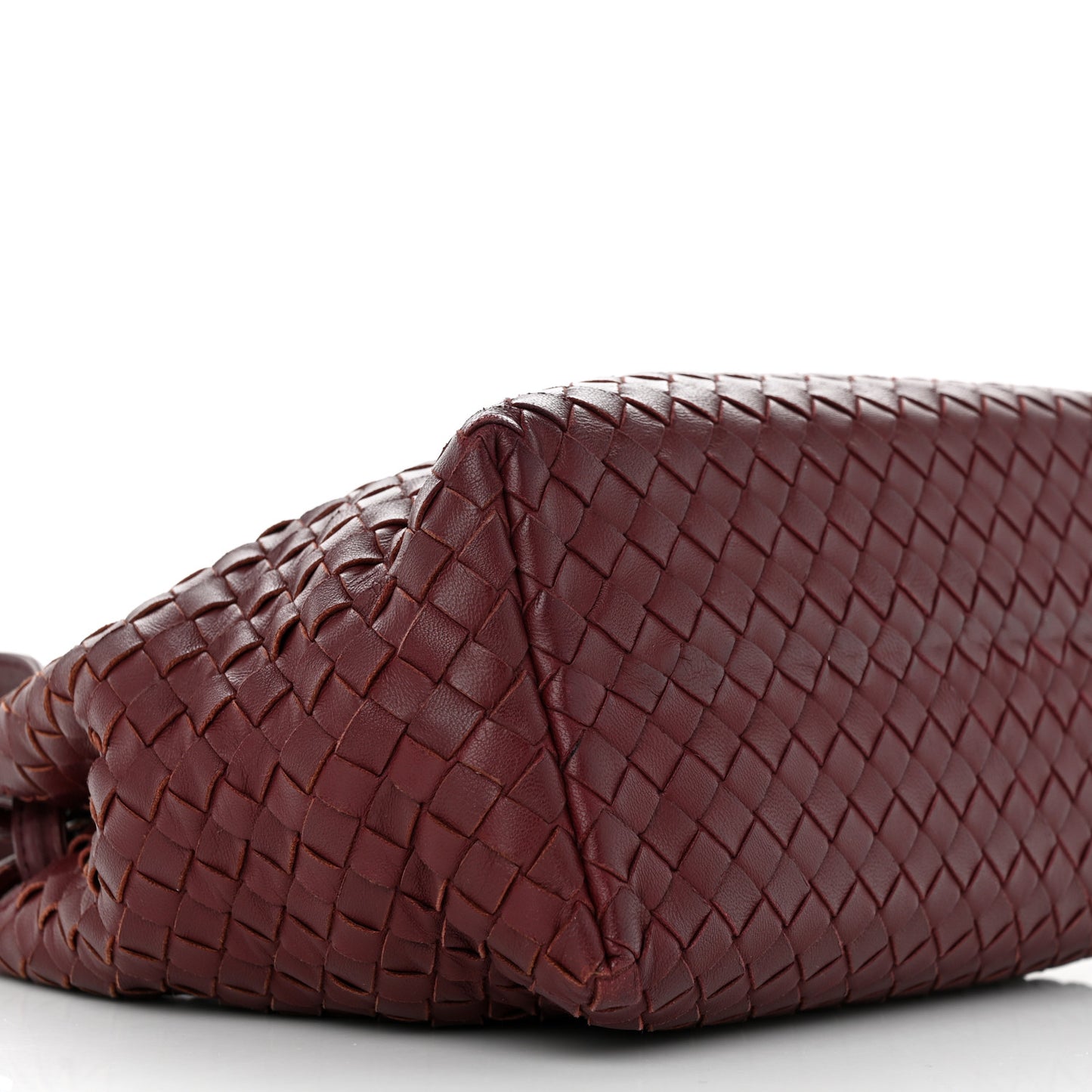 Nappa Intrecciato Small Garda Bag Barolo