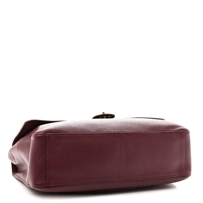 Chanel Grained Calfskin Souplissimo Maxi Flap Burgundy 4 of 11