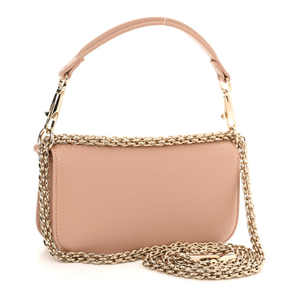 Valentino Garavani Calfskin Enamel Vlogo Small Loco Shoulder Bag Rose Cannelle 2 of 10